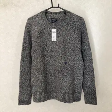 새상품 아바크롬비&피치 두꺼운 원단 래글런 스웨터 S 그레이