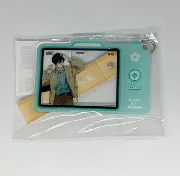 블루 록 시부야 제패 카메라풍 아크릴 키링 린 SCRAMBLE