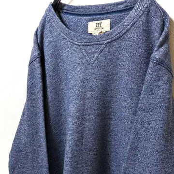 BT 서플라이 맨투맨 트레이닝복 네이비 컬러 구제 의류 XL