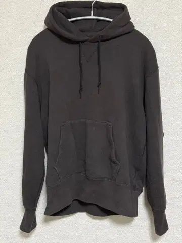 MHL. 루프 휠러 풀오버 후드티 사이즈 M 흑먹색