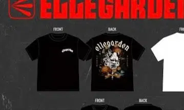 ellegarden 반야 T셔츠 블랙 XL