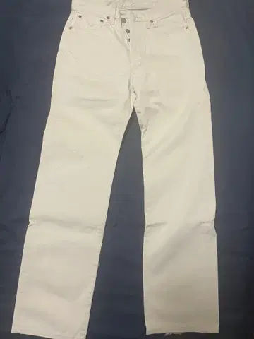 화이트 스트레이트 데님 OMNIGOD