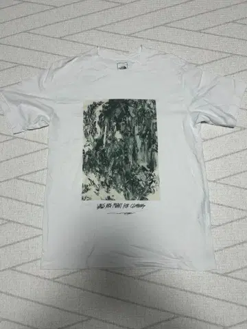 THE NORTH FACE 아트 프린트 T셔츠 M