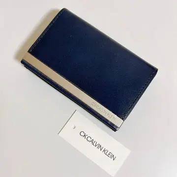 캘빈클라인 명함지갑 CK CALVIN KLEIN 카드 케이스 천연 가죽