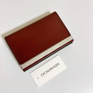 캘빈클라인 명함지갑 CK CALVIN KLEIN 카드 케이스 천연 가죽
