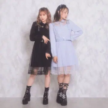 Bubbles 원피스 스카이블루