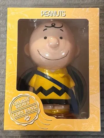 [ 새상품 ] PEANUTS 찰리 브라운 저금통