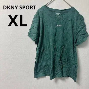 하나뿐인 DKNY SPORT 여성용 다크 그린 T셔츠 [XL]