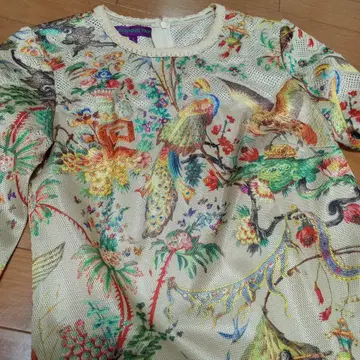 비비안 탐 공작 패턴 원피스