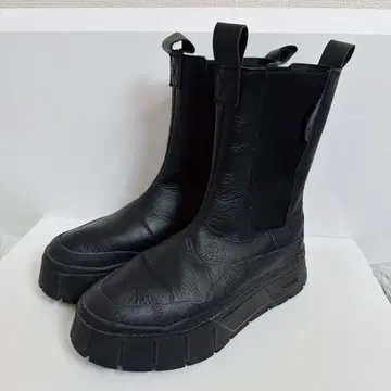 새상품급 PUMA 푸마 사이드 고어 부츠 첼시 23.5 블랙