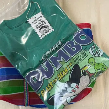 [ 미개봉 새상품 ] 대만 카페 coffee DUMBO 오리지널 T셔츠