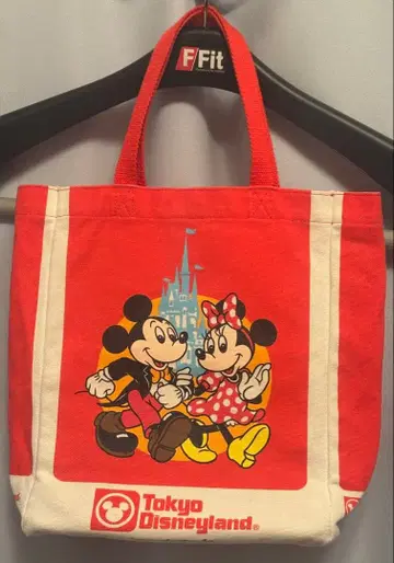 도쿄 디즈니랜드 복각 디자인 토트백 25주년 레어