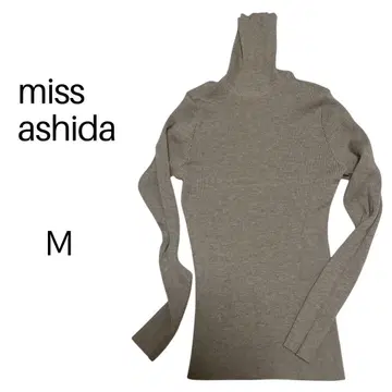 miss ashida 일본제 리브 니트 M 스모키 베이지