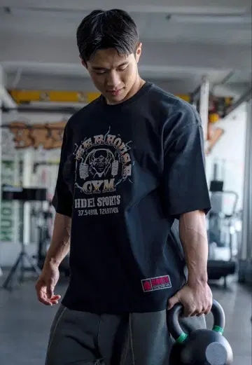 초레어 HDEX x power house gym 콜라보T셔츠