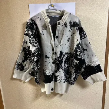 JEANASIS 오버 스펀지 니트 가디건