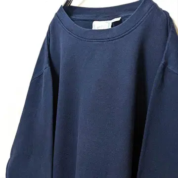 두툼한 무지 맨투맨 트레이닝복 2XL 네이비 구제 의류 네이비 컬러