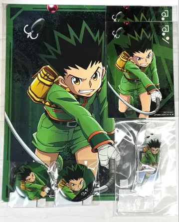 곤 Web 복권 아트 보드 캔뱃지 아크릴 스탠드 특전 엽서