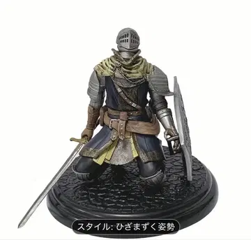 [ 상급 기사 피규어 / 무릎 꿇는 포즈 / 검 & 방패 세트 ]