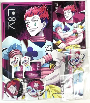 히소카 Web 복권 아트 보드 캔뱃지 아크릴 스탠드 스티커 특전