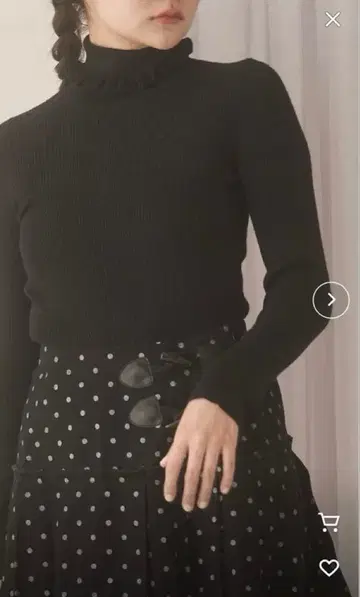 merry jenny 프릴 터틀 니트