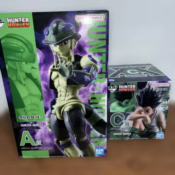 [개봉 완료] HUNTER x HUNTER 멜엠&곤 제일복권 피규어 세트