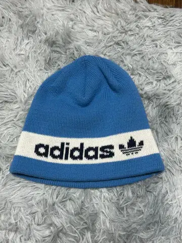 adidas 니트 모자 비니 파랑 Y2K adidas