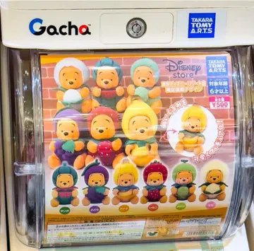 도쿄 디즈니 리조트점 한정 푸우 피규어 캡슐 토이 미개봉