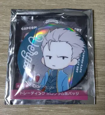 데빌 메이크라이 캡콤 카페 홀로그램 캔뱃지 버질 3