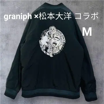 graniph x 마츠모토 타이요 콜라보 철콘 근크리트 나일론 자켓 M