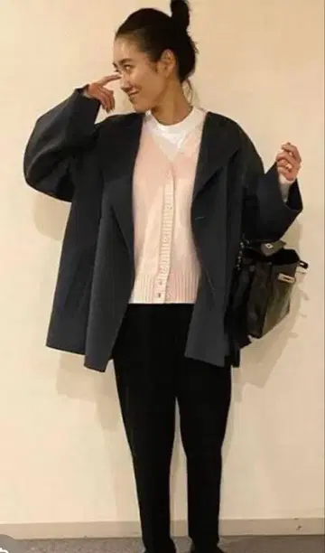 GALERIE VIE 더블 페이스 컬러리스 코트