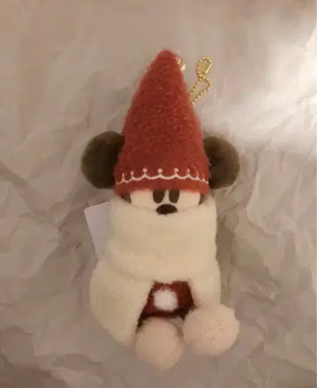 리루린린 인형 배지 바 빨간색 디즈니 크리스마스