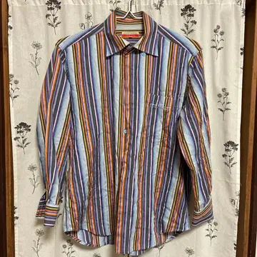 CASTELBAJAC +2 NATURE 스트라이프 셔츠 사이즈 3