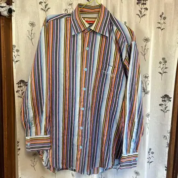 CASTELBAJAC +2 NATURE 스트라이프 셔츠 사이즈 3