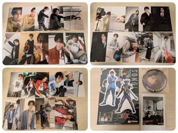 토미나가 유야 굿즈 세트 브로마이드 폴라로이드 캔뱃지