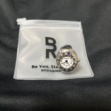 BOZHIRINGS 아날로그 시계 실버