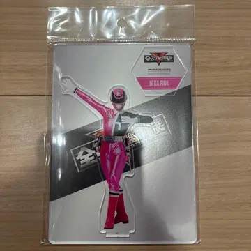 전 슈퍼 전대전 아크릴 스탠드 특수전대 데카레인저 빅 핑크
