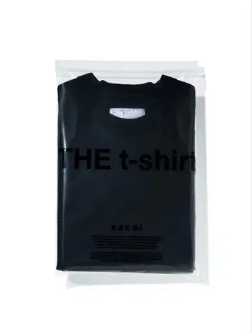 sacai 블랙 팩T셔츠 긴팔 1개 사이즈 5