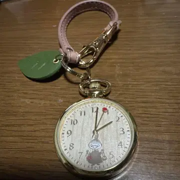 무민 회중시계 골드 백참