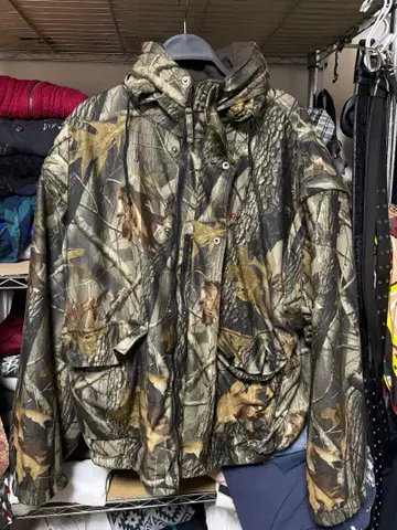 리얼트리 패턴 브라운 리버서블 블루종