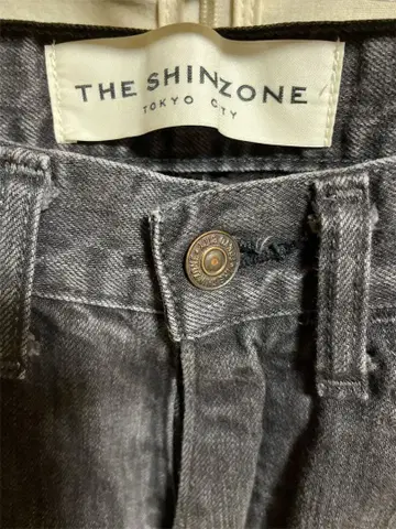 THE SHINZONE 그레이 데님 빈티지 팬츠 슬림 핏
