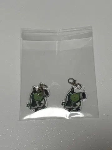 마지메니 야바시티 좀 아크릴 참 키링 2개 세트