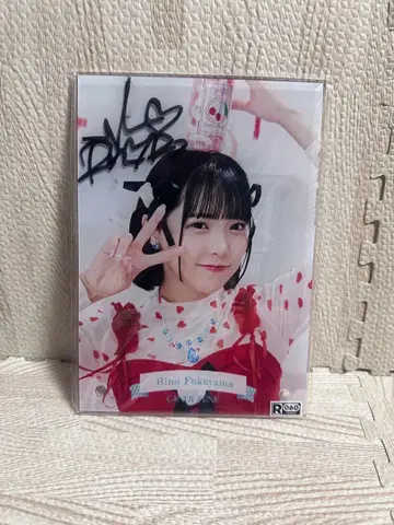 CANDY TUNE 후쿠야마 리노 사인 포함 아크릴 스탠드