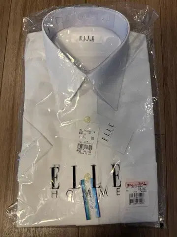 미사용품 반팔 Y셔츠 카라 둘레 39cm