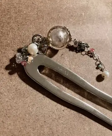 기요미즈데라 유리관 Teftef 헤어콤 jewelry kyoto