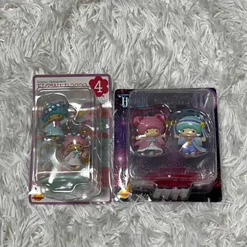 산리오 Happy 복권 키키라라 리틀트윈스타 피규어