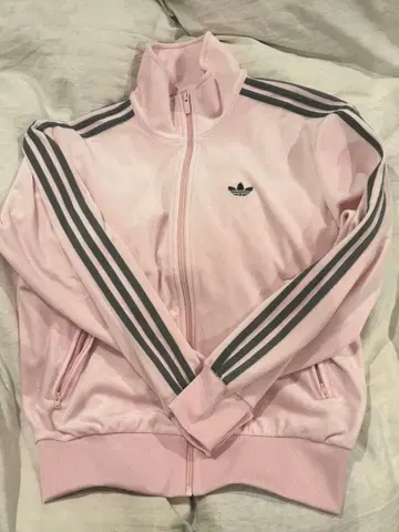 adidas x SNIDEL 벨로아 트랙 자켓 파스텔 핑크 XS