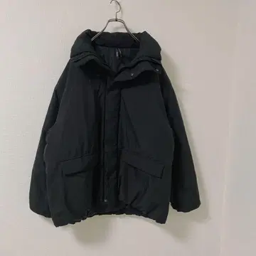 Starting Over 폴리 스트레치 충전솜 다운 L 블랙