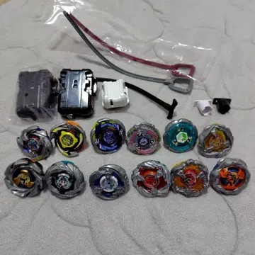 베이블레이드 X 세트 베이 12개, 런처, 와인더 포함