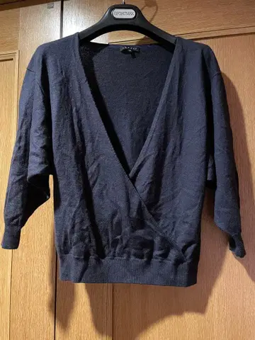 띠어리 네이비 니트