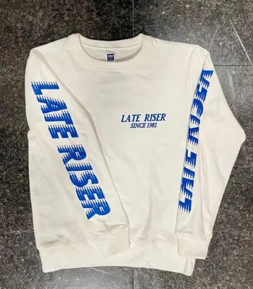 Late Riser 스웨트 셔츠 M 화이트